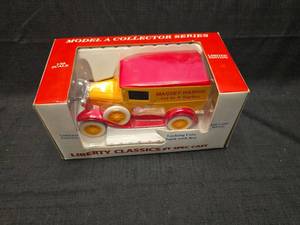 lot 50266 image: Liberty Classics Massey-Harris 1929 Model A Panel Delivery Die Cast Coin Bank