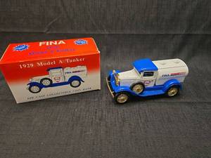 lot 50270 image: FINA 1929 Model A Tanker Die Cast Coin Bank
