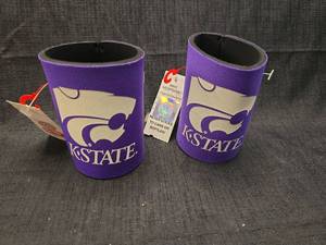 lot 50274 image: Kansas State Wildcats Neoprene Can Cooler Set