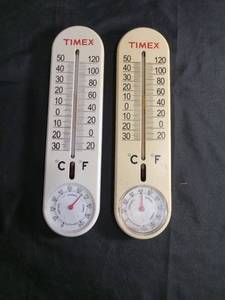 lot 5808 image: TIMEX Indoor Outdoor Thermometer Hygrometer Set