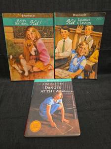 lot 50174 image: American Girl Kit Kittredge Book Set - 3 Books