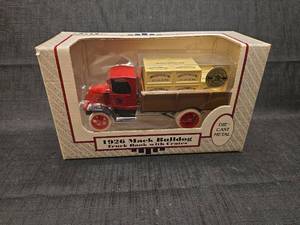 lot 50201 image: 1926 Mack Bulldog Truck Bank with Crates Ertl Die-Cast 138 Scale