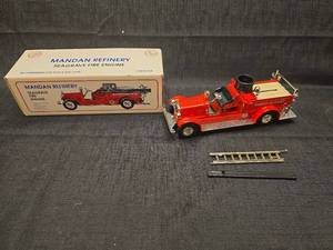 lot 50209 image: ERTL Mandan Refinery Seagrave Fire Engine 130 Scale Die Cast Model
