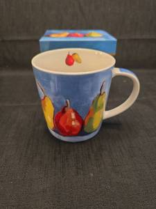 lot 50236 image: PPD Luanne Marten Pear Design New Bone China Mug with Box