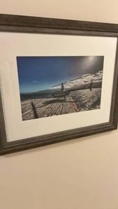 lot 720 image: Framed Helicopter Photography Print
