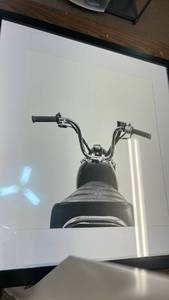 lot 727 image: Framed Motorcycle Photography Print