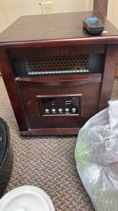 lot 736 image: Electric Infrared Space Heater with Remote Control