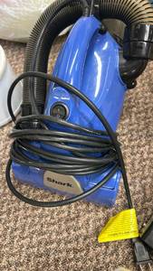 lot 750 image: Shark Canister Vacuum Cleaner with Hose and Attachments