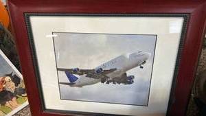 lot 754 image: Framed Aircraft Photograph Print