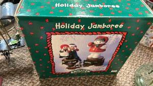 lot 760 image: Snowden and Friends Holiday Jamboree Christmas Decoration Set
