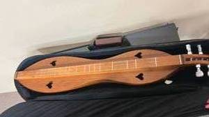 lot 775 image: McSpadden Mountain Dulcimer with Case Stunning high end instrument purchased in Ozark, MO