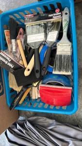 lot 804 image: Paint Brush Set with Various Sizes and Painters Tape