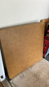 lot 810 image: Folding Card Table with Metal Frame