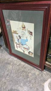 lot 814 image: Framed art