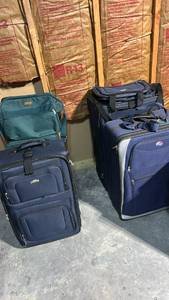 lot 822 image: Mixed Travel Luggage Set with Wheeled Suitcases and Travel Bags