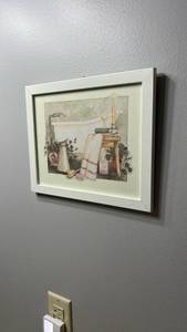lot 830 image: Bathroom Still Life Framed Print