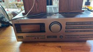 lot 887 image: JVC Surround Sound System Receiver with Speakers