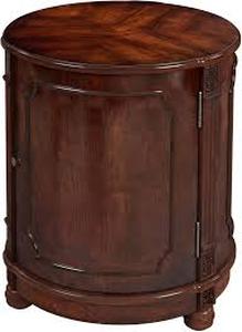 lot 59896 image: Thurmond Drum 20W Drum Side Table