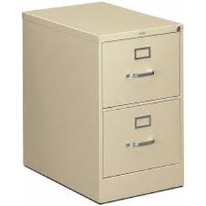 lot 59911 image: HON 310 series 2-drawer vertical file cabinet