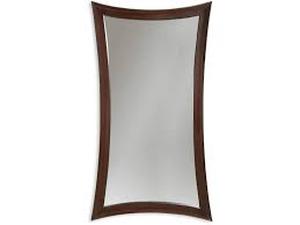lot 59918 image: Bassett Mirror Company Hour-Glass leaner mirror