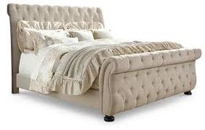 Signature Design By Ashley B643-78 Willenburg Upholstered Bedframe, King With Signature Design by Ashley Furniture Augusta2 12" Mattress - King - Retail - $999.99