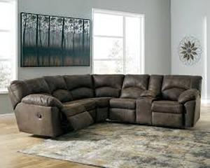 Signature Design by Ashley® Tambo 2-Piece Pewter L-Shape Reclining Sectional Sofa - Retail- $2499.99