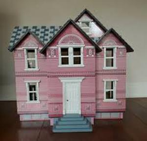 lot 59954 image: Melissa & Doug Classic Heirloom Victorian Wooden Dollhouse