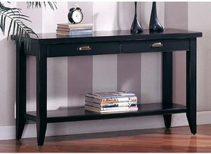 lot 59878 image: Martin Home Furnishings IMTL90 Tribeca Loft Black Sofa Table - Retail - $299.99