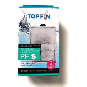 lot 60646 image: Top Fin Silenstream PF-S Refill for PF10 Power Filters 5.5in x 3.1 (1 Only)