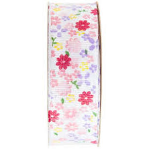 lot 60648 image: Floral Decorative Ribbon - 2 In x 9 Ft