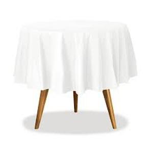 lot 60718 image: Party Round Plastic Table Cover - Set of 3
