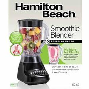 lot 60721 image: Hamilton Beach Smoothie Blender
