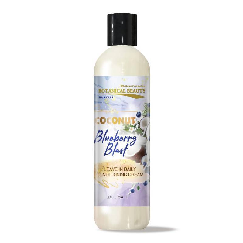 lot 9608 image: Botanical Beauty Coconut Blueberry Blast Leave-In Conditioner (8 Fl. Oz.)