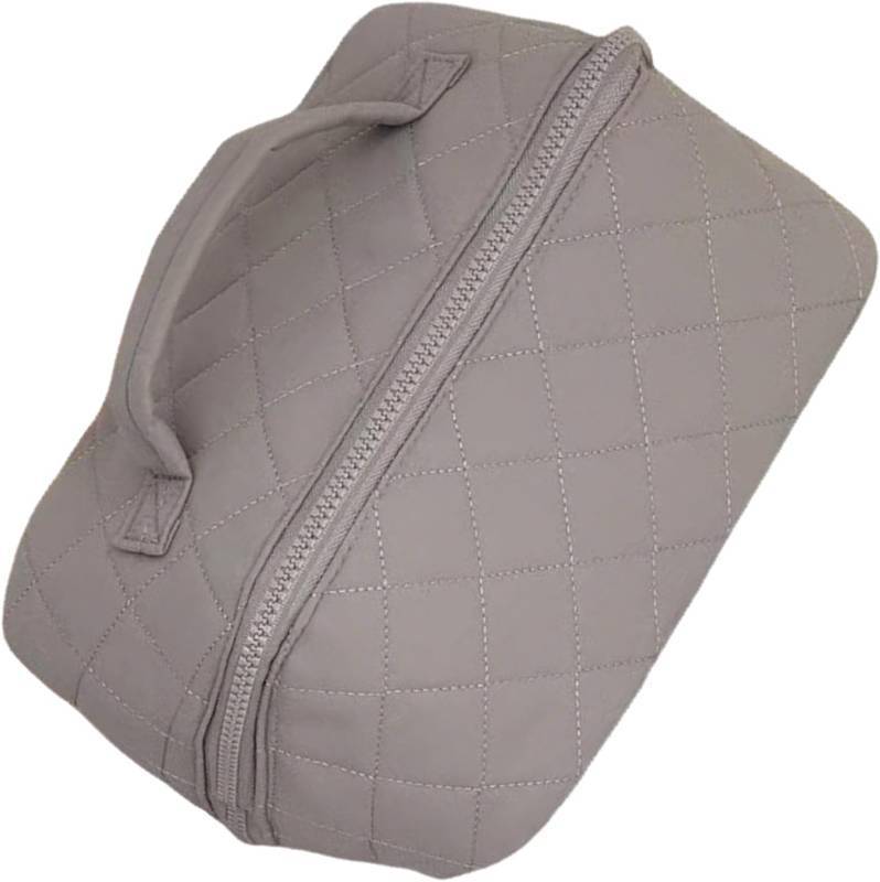 lot 9741 image: Travel Toiletry Bag Large Wide Opening for Toiletries Make Up Cosmetic Bags with Travel Make Up Bags Toiletries for Women, Avocado Green, Mass Beauty