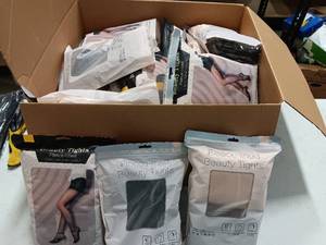 lot 43516 image: 24 COUNTS EXQUISLIFE Fleece Lined Tights Sheer Women - Fake Translucent Warm Pantyhose Leggings Sheer Thick Tights, for Winter Assorted Colors, black, tan, brown, etc