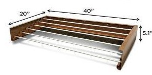 lot 15494 image: Step Up Laundry Drying Rack