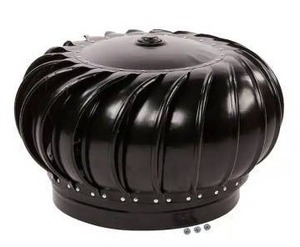 lot 15500 image: Master Flow 14 in. Aluminum Internally Braced Turbine Head in Black