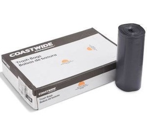 lot 15514 image: Coastwide Professional 50-56 Gallon Trash Bag 40 x 48 Inch High Density
