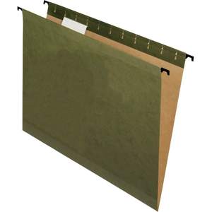 lot 15520 image: Pendaflex SureHook Hanging File Folder  Letter Size  15 Cut Tabs, Green