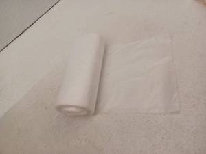 lot 15521 image: 28 x 45 Clear Trashcan Liners, 8 Rolls