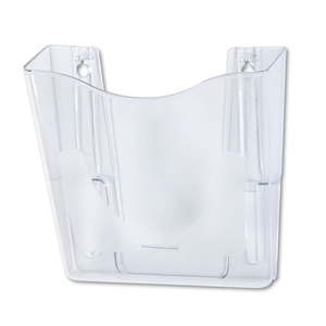 lot 15556 image: deflecto DocuPocket Portrait Wall File Pocket  A4MagazinesPortfolios  Clear