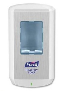 lot 15595 image: Purell Cs8 Soap Dispenser, 1,200 Ml, White