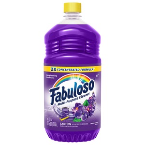 lot 15596 image: 6 Pack Of Fabuloso Multi-Purpose Cleaner & Floor Cleaner 2x Concentrated  Lavender - 56 fl oz