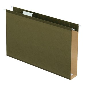 lot 15617 image: Pendaflex Reinforced 2  Extra Capacity Hanging Folders Legal Standard Green, 4153X2, 4 Pack