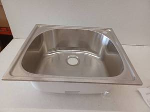 lot 15648 image: 24 Inch Stainless Steel Laundry Sink