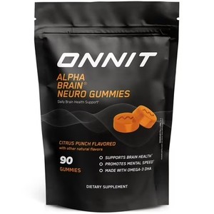 lot 3017 image: ONNIT Alpha BRAIN  Neuro Gummies, Daily Brain Health Support, 90 Count, 30-Day Supply
