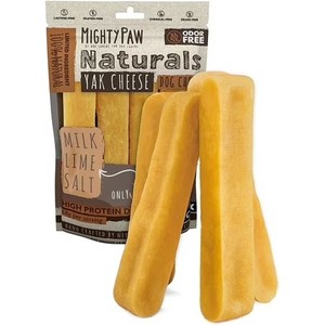 lot 3019 image: Mighty Paw Yak Cheese Himalayan Dog Chews, Natural Long Lasting Treats for Dogs BB 6 2027