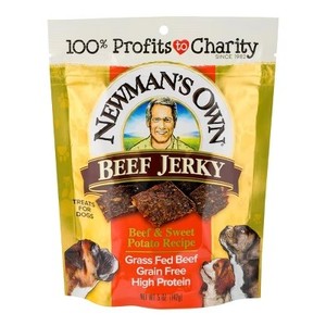 lot 3061 image: Newmans Own Jerky Treat (Beef & Sweet Potato) - 5oz BB 10 2027