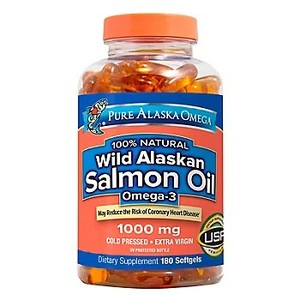 lot 3071 image: Pure Alaska Omega Wild Salmon Oil, 1000mg, 180 ct. BB 12 2025