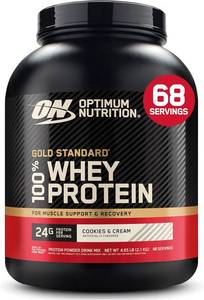 Optimum Nutrition Gold Standard 100% Whey Protein Powder, Cookies & Cream, 5 Pound (Packaging May Vary) BB APR 25